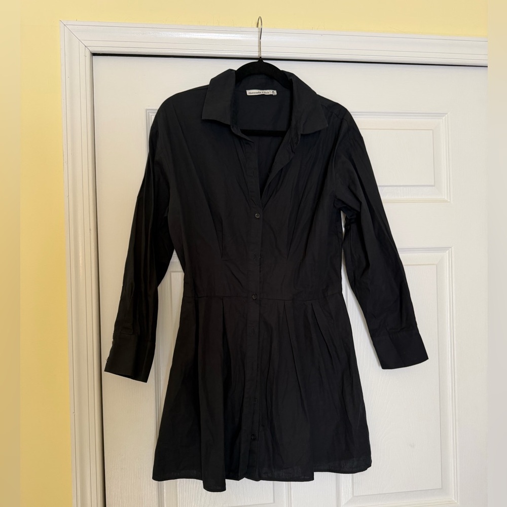 Abercrombie & Fitch Black Apparel shirt dress
